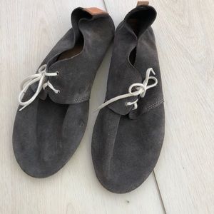 Zuzii suede Oxford dark Gray size 8